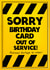 Out of service created by Kasia Cards