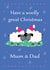 Woolly great Christmas sheep card created by Missycards