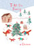 To All The Family At Christmas - Christmas Lodge - Festive - Foxes - Traditional - Family - Christmas Card created by Lindsay loves to draw