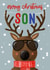Merry Christmas Son - Son - Reindeer - Cool - Shades - Cool Kid - Child - Merry Christmas Card created by Nicola Watson