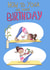 Yoga on your birthday created by Leah Rowe