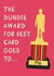 The Office Dundie Award Card created by Luke Oxtoby