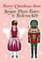Nutcracker & Sugar Plum cut out decoration card created by Sal Roydhouse