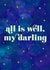 All Is Well My Darling Card created by Mental Health Mates