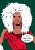 RuPaul Christmas Card created by Olivia Dimery