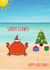 Sandy Claws Christmas Card created by Sand and Seagull