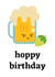 beer hops birthday card created by Jitna Bhagani