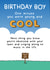 One Minute You Were Cool created by Liverpool Card Studio