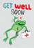 Get well soon frog doctor created by Pencilface