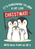Penguin Christmas Wishes from Us All created by Wink Design - Michelle Roberts