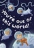You're out of this world! - Dog Card created by The Vegan Pug