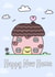 Cute New Home Card - House - Happy New Home created by OkayDoodle