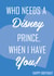 Disney Prince/Princess - Happy Birthday Card 1000 created by Vale Designs
