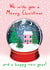 Pretty Snow Globe Christmas Card created by Amy Florence Design
