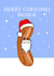 Merry Christmas Sausage created by Dan Likes to Draw