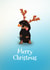 Sausage dog Christmas bone created by Artzen Island