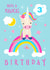 3rd Birthday Magical Unicorn Rainbow created by Dale Simpson
