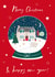 Snow Globe - Christmas House Scene - Festive - Traditional - Pretty - Merry Christmas and Happy New Year - Happy New Year Card created by Jessica Hogarth