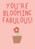 You’re blooming fabulous! Flower thank you card created by Olives Designs