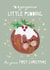 Little Pudding First Christmas Card created by Bow & Bell