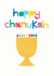 Chanukah card colourful menorah created by Eden Fay