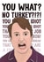 Peep Show Christmas Card - No Turkey - Mark Corrigan created by Bonne Nouvelle