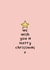 We wish you a merry Christmas tree card created by SecretlyMegan