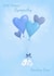 Sympathy Blue Balloons created by Dale Simpson