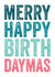 Merry Happy Birthdaymas created by Do You Punctuate?
