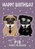 Happy Birthday From the Pugs In Black created by Puggy Designs