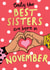 Best Sister Nvember Birthday Card created by NICHOLA COWDERY ILLUSTRATIONS 