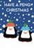 Have a peng Christmas! Cute penguin card! created by Emma TK Design