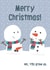 Cheeky Snowman Christmas Card created by Wink Design - Michelle Roberts