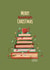 Merry Bookish Christmas card created by Ralitsa Hristova