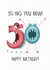 Funny 50th Birthday Age Milestone Number Monsters, 50 has you now created by Lanther Black