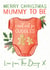 Merry Christmas with Love From the Bump created by Making Meadows Ltd