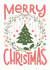 Merry Christmas tree card created by Natalia Gonzalez