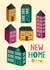 Classic and Pretty New Home Card – Fun Colourful Houses Pattern created by Chloe  Tyler