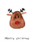 Cute Christmas reindeer created by Cutesy Co.