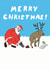 Father Christmas Poo bags created by LIKKS Greeting Cards