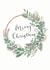 Merry Christmas Wreath Card created by Sage and Hart