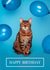Happy Birthday Bengal Cat created by Lolly & Nodge