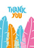 Thank You Tropical Banana Leaf Card created by Tihara Smith