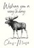 Merry Chris-Moose Christmas Card created by Lilac Hailstorm