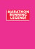 Marathon Running Legend Card created by Banter Cards