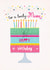 Lovely Mum Birthday cake design created by Pencilface