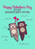 Happy Valentine's Day to my Significant Otter Love Card created by Tiny Bee Cards