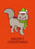 Meowy Christmas Cat Card created by Tiny Bee Cards
