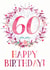 60th Birthday Greeting Card  created by Natalie Ryan