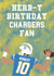 Herb-y Birthday LA Chargers Birthday Card created by MinimalistSport